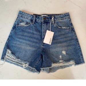 Women's High-Rise Denim Shorts
